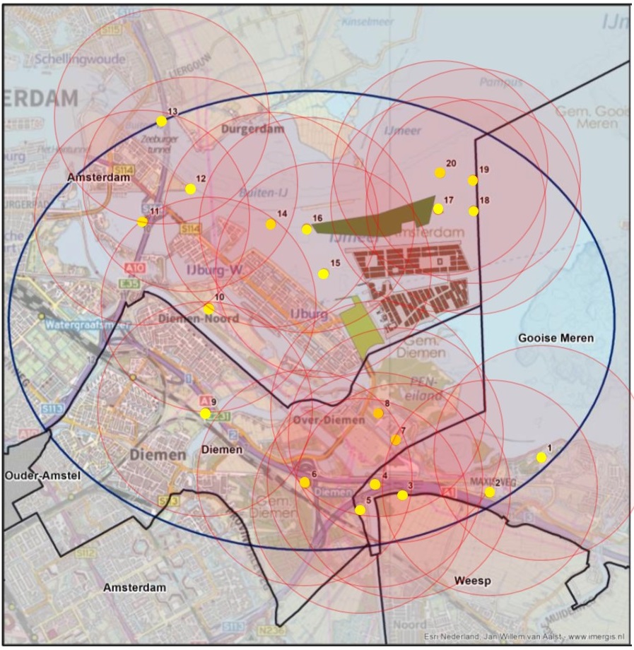 Overlastcirkel gebaseerd op onderzoek LUMC